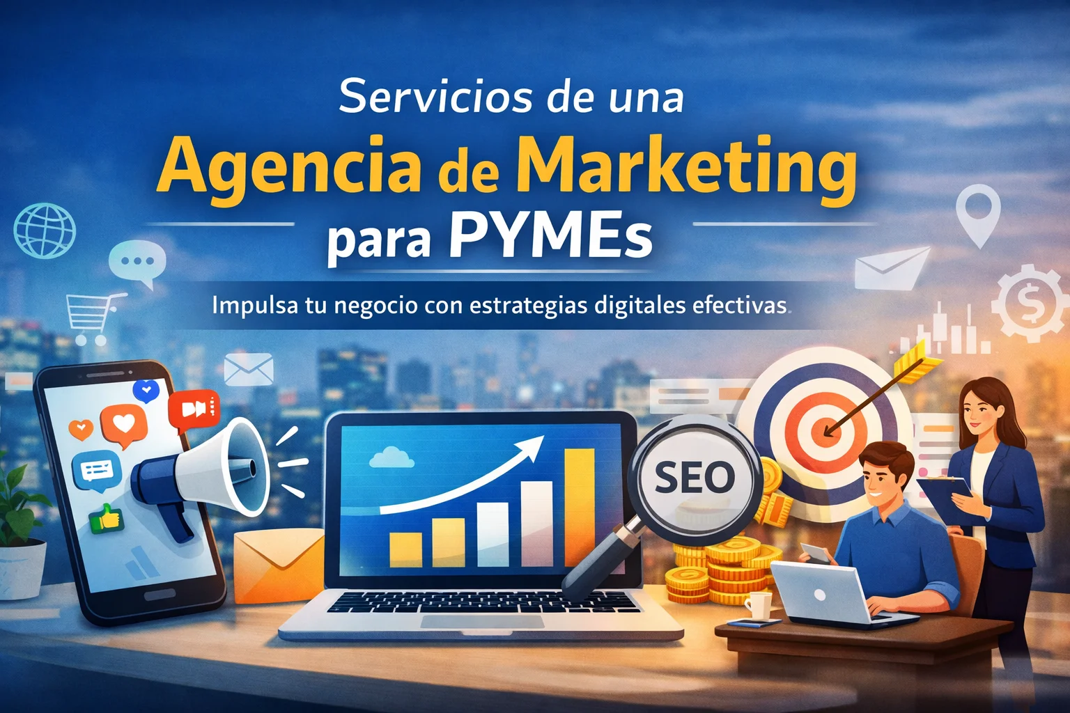 ¿Qué servicios ofrece una agencia de marketing para pymes?