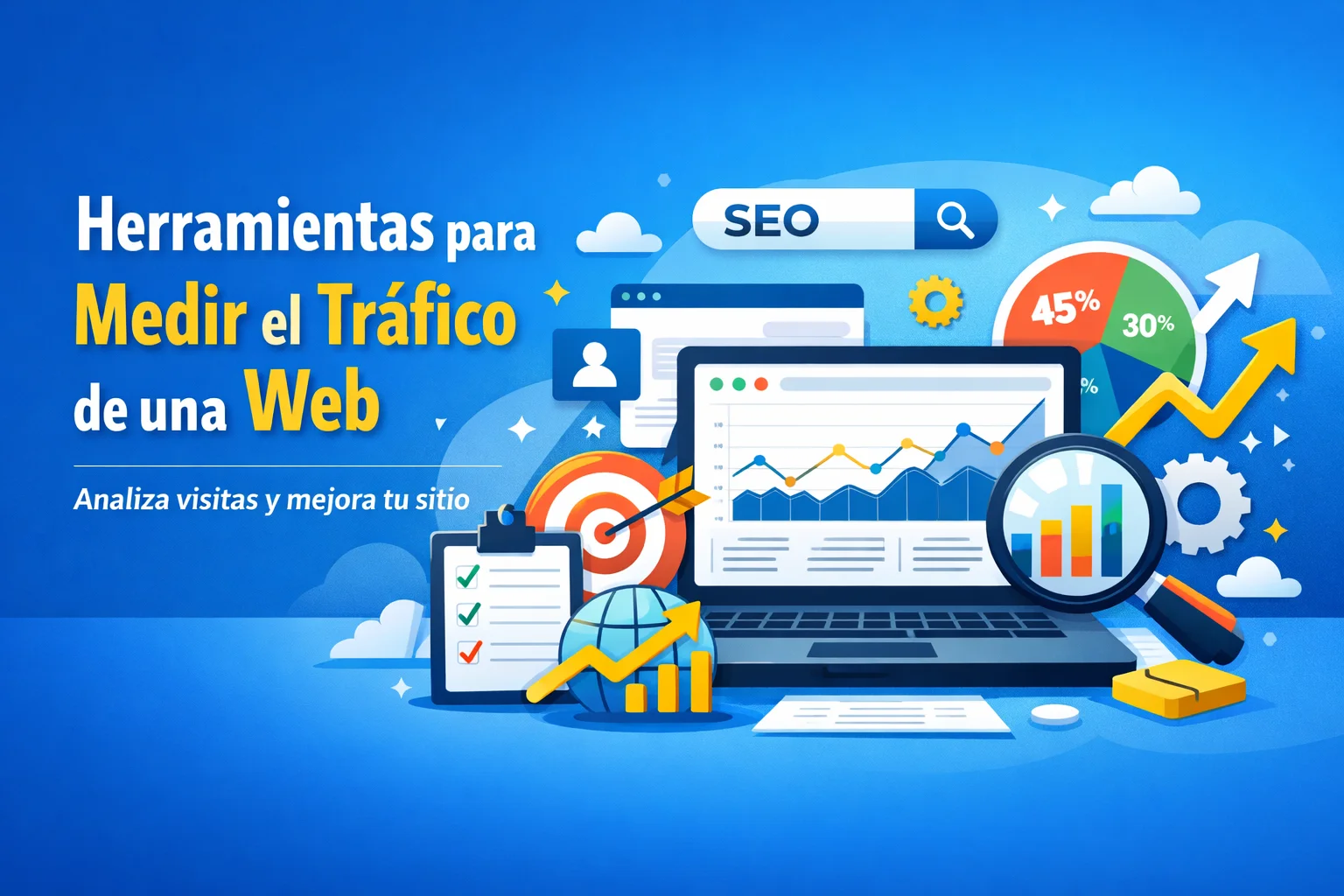 Herramientas para medir el tráfico de una web: Guía 2026